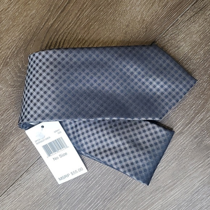 Perry Ellis Portfolio‎ Gray Beardsley Check Tie